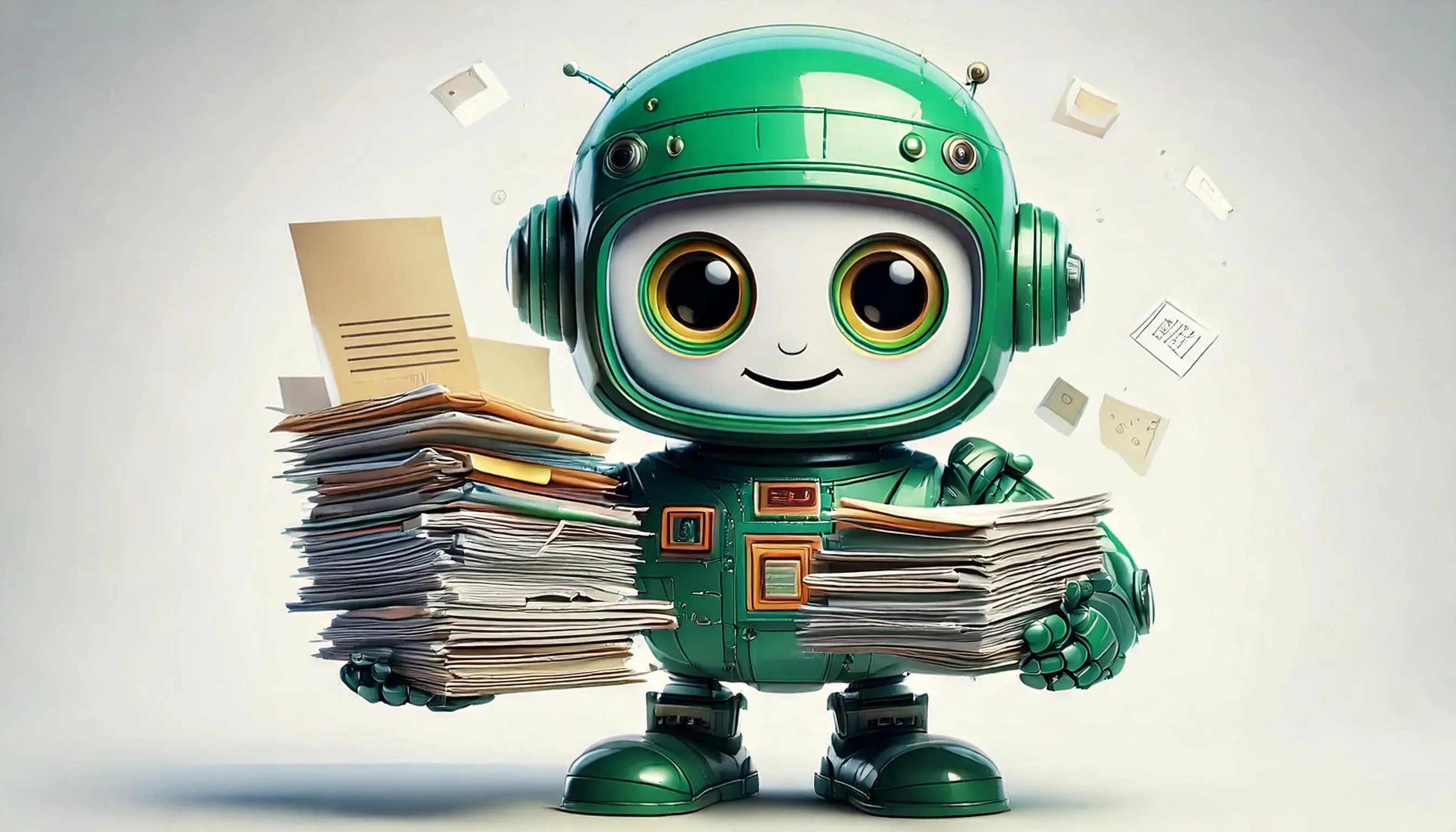 Flowbot robot reviewing a business's manual processes